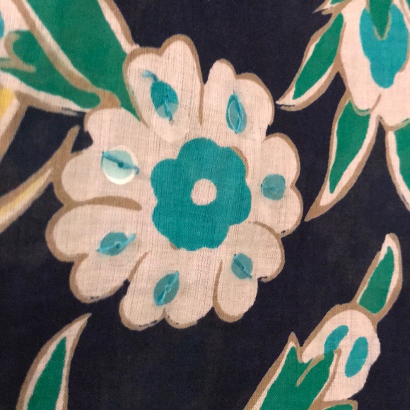 Tory Burch Embellished Printed Long Sleeve - Picture 2 of 3
